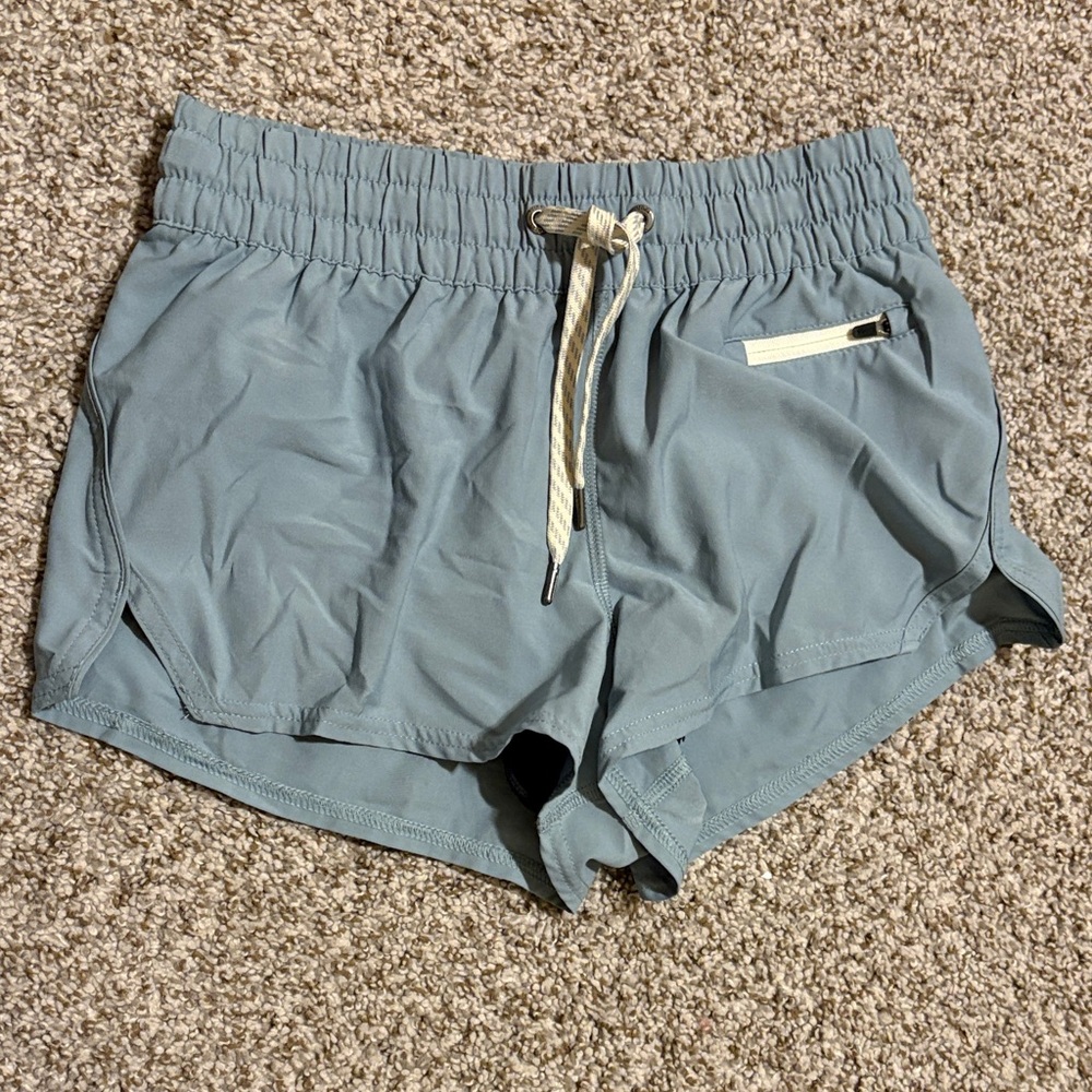 Vuori Women's Light Blue Athletic Shorts